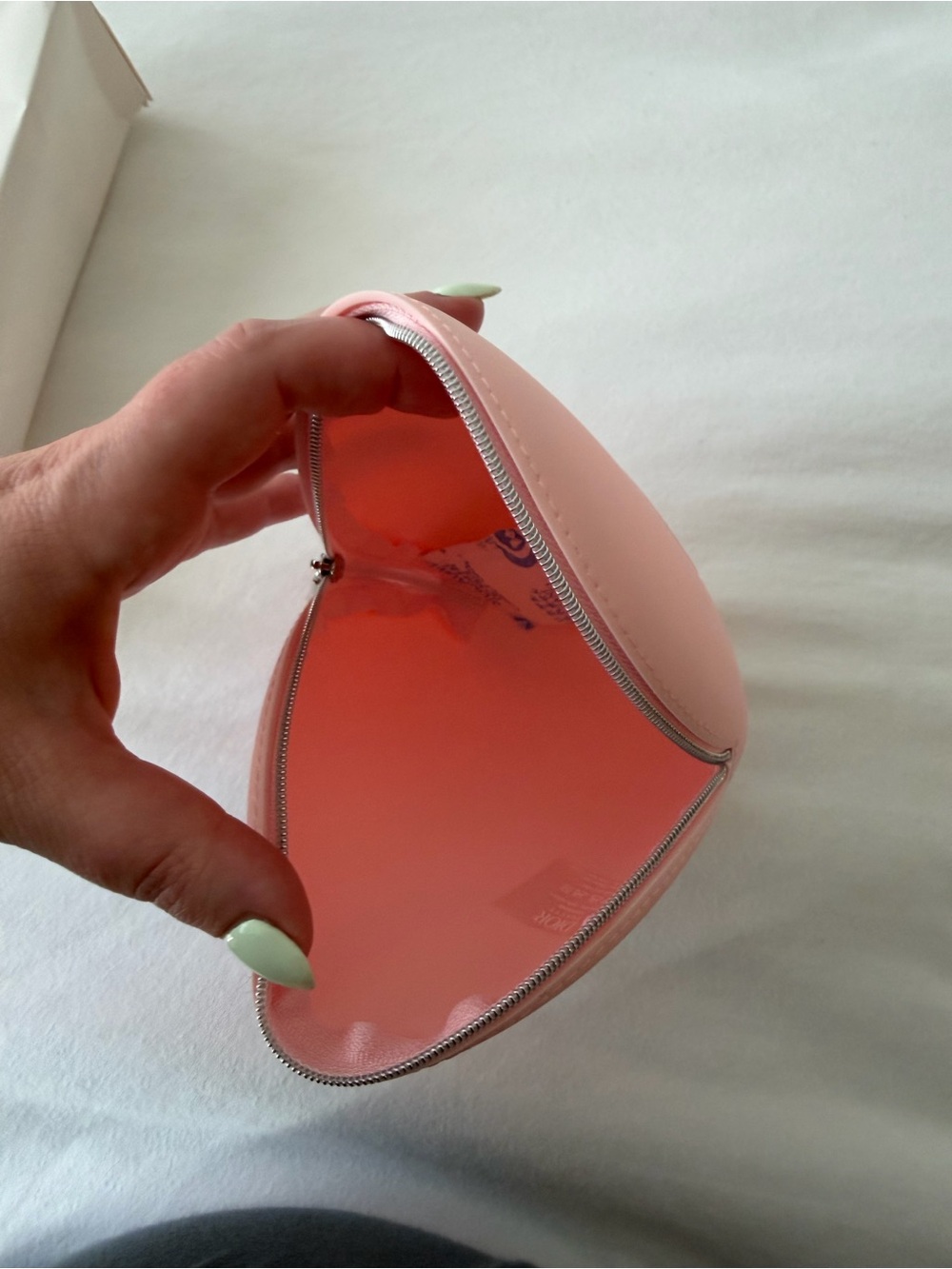 NWT Dior Pink Round Zip Accessories Case - Picture 2 of 5